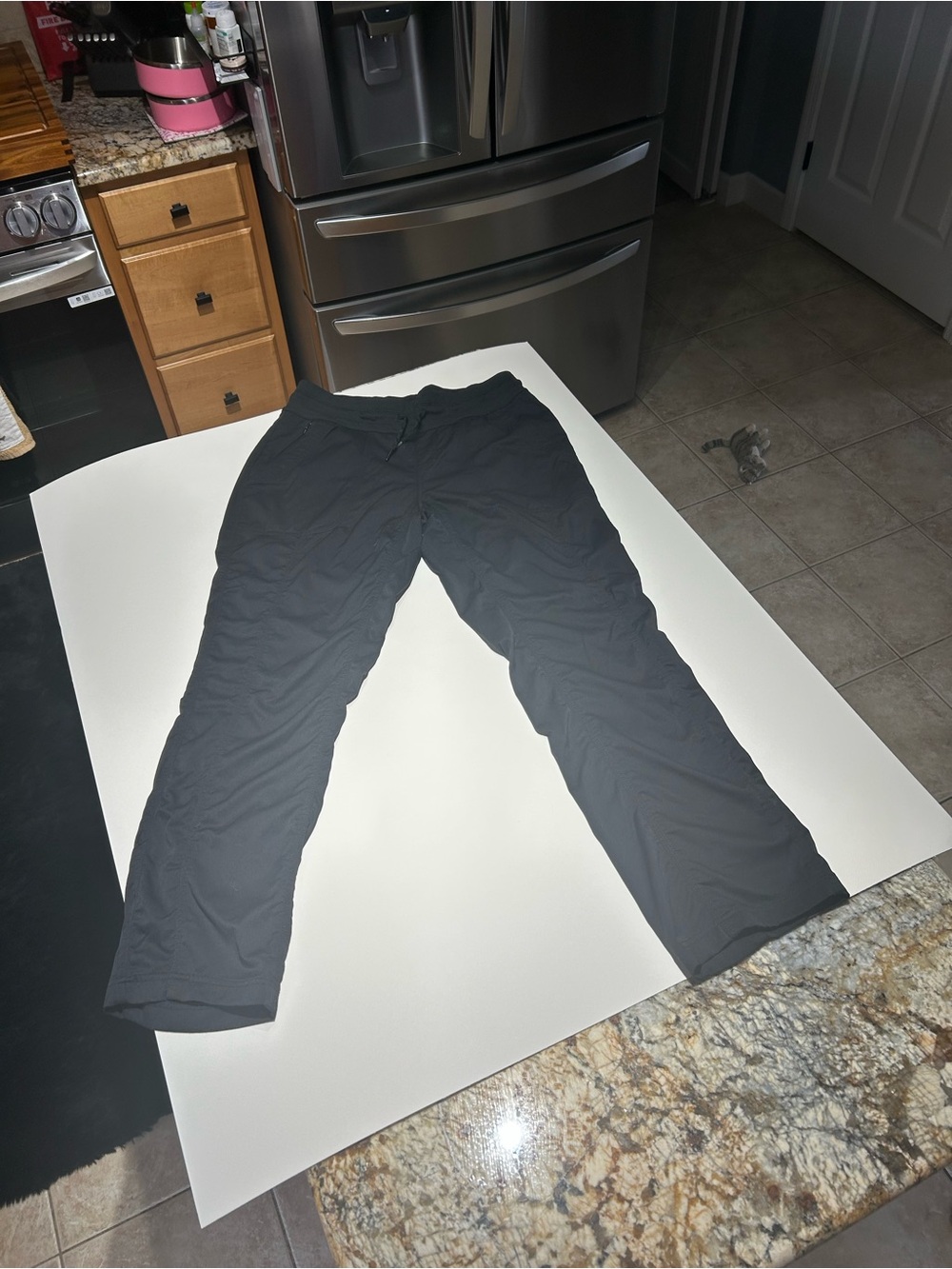 The North Face woman’s Black Pants with Drawstring Waist